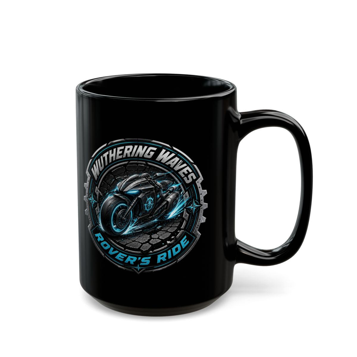 Wuthering Waves "Wuthering Waves - Rover" Black Mug - alternate angle 5, merchandise