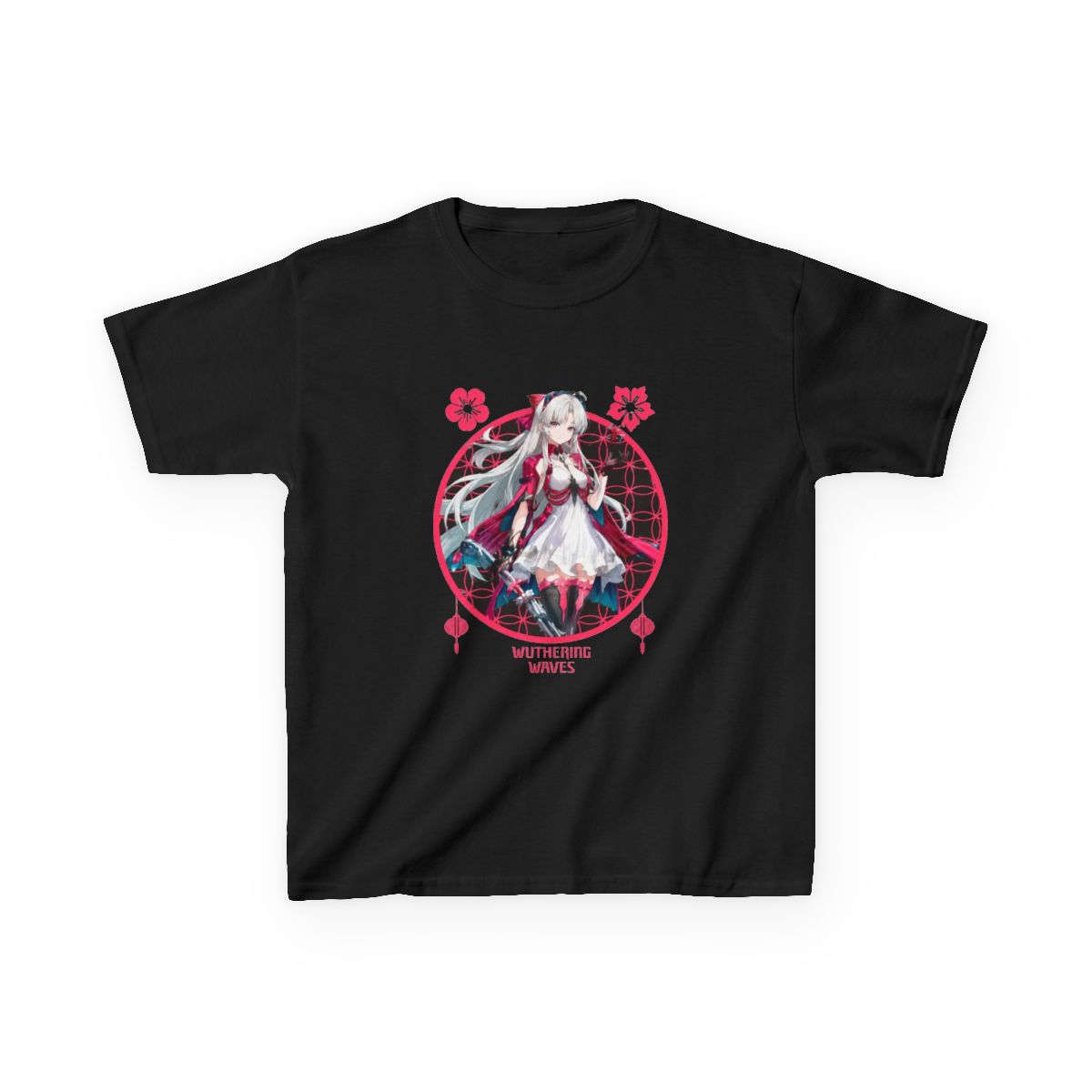 Carlotta (Wuthering Waves) Kids T-Shirt - alternate angle 2, merchandise