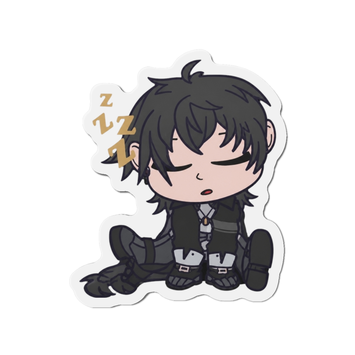 Masc Rover Chibi Wuthering Waves Sticker Magnet
